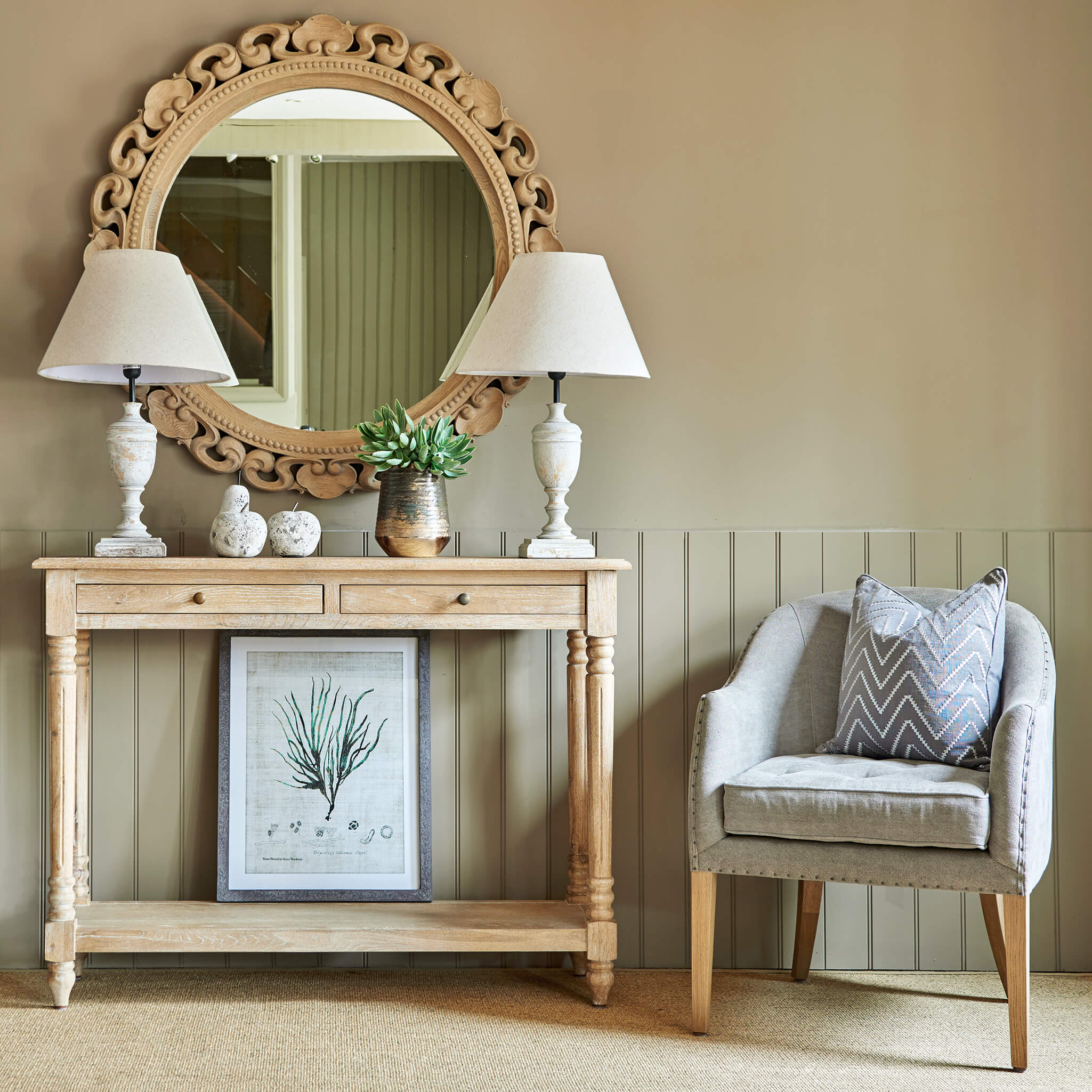 Annabelle Armchair - Dove Grey Linen - Image 9