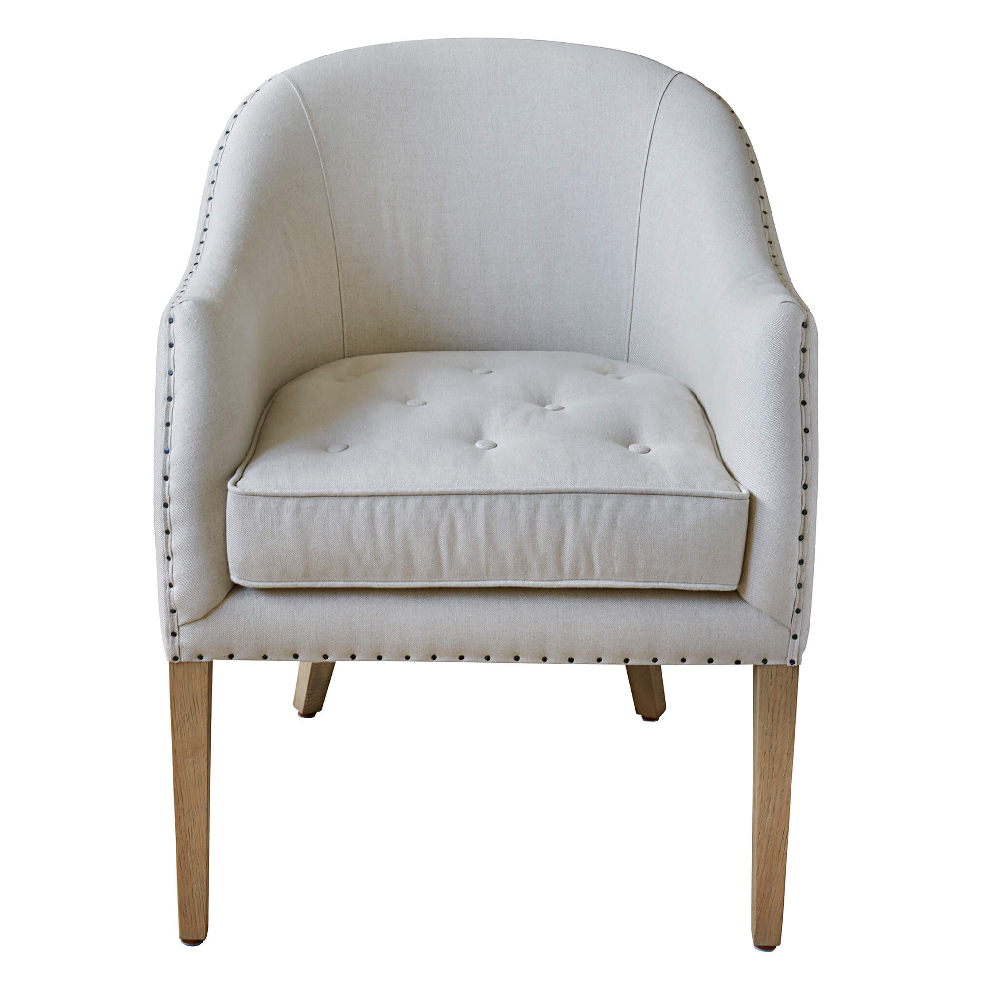 Annabelle Armchair - Oatmeal Linen - Image 5
