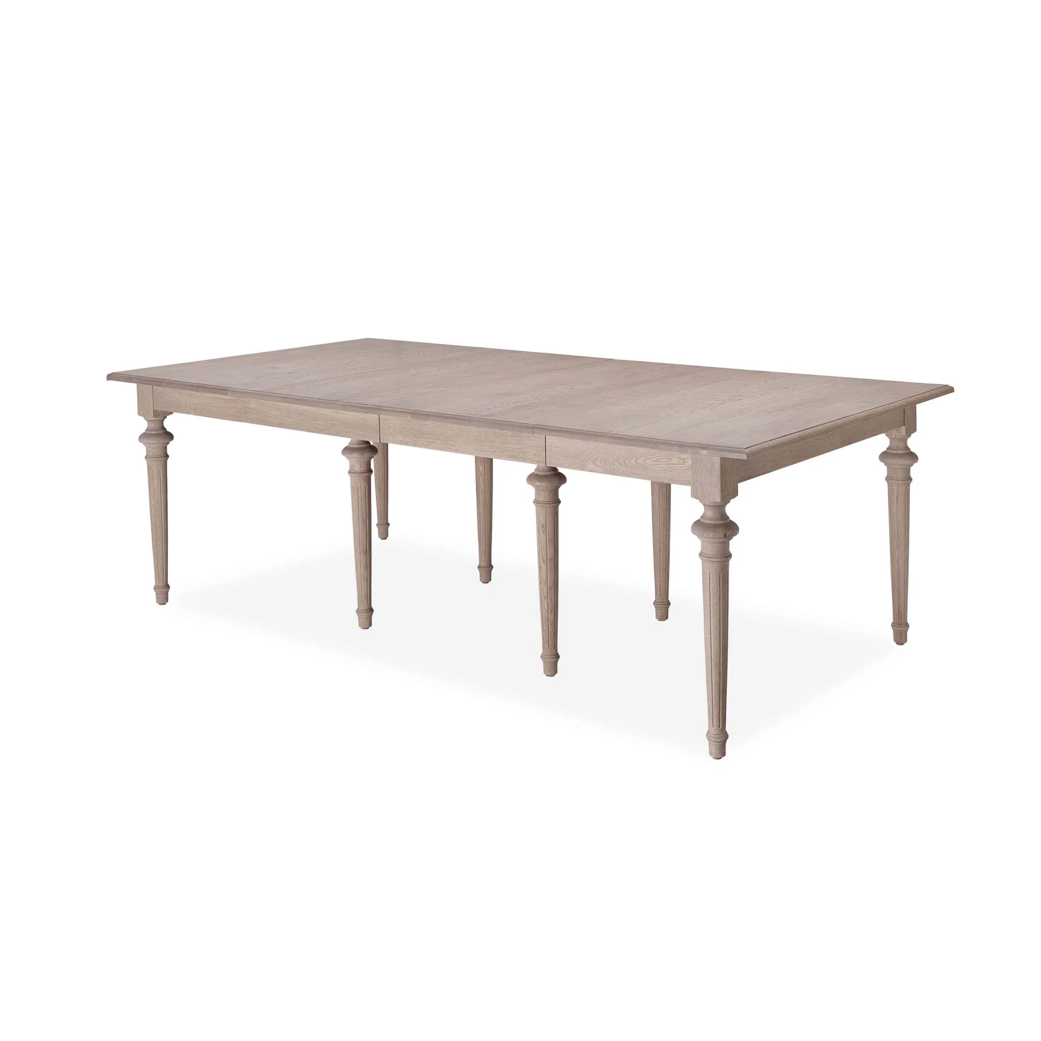 Brunswick Rectangular Extending Weathered Oak Dining Table - Image 16