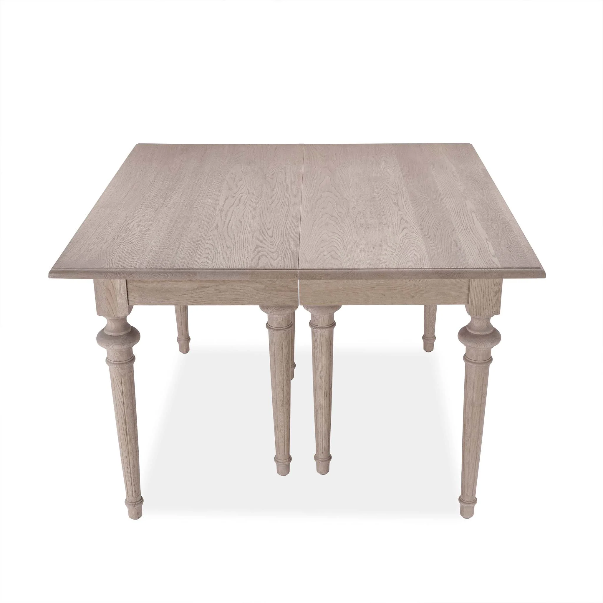 Brunswick Rectangular Extending Weathered Oak Dining Table - Image 18