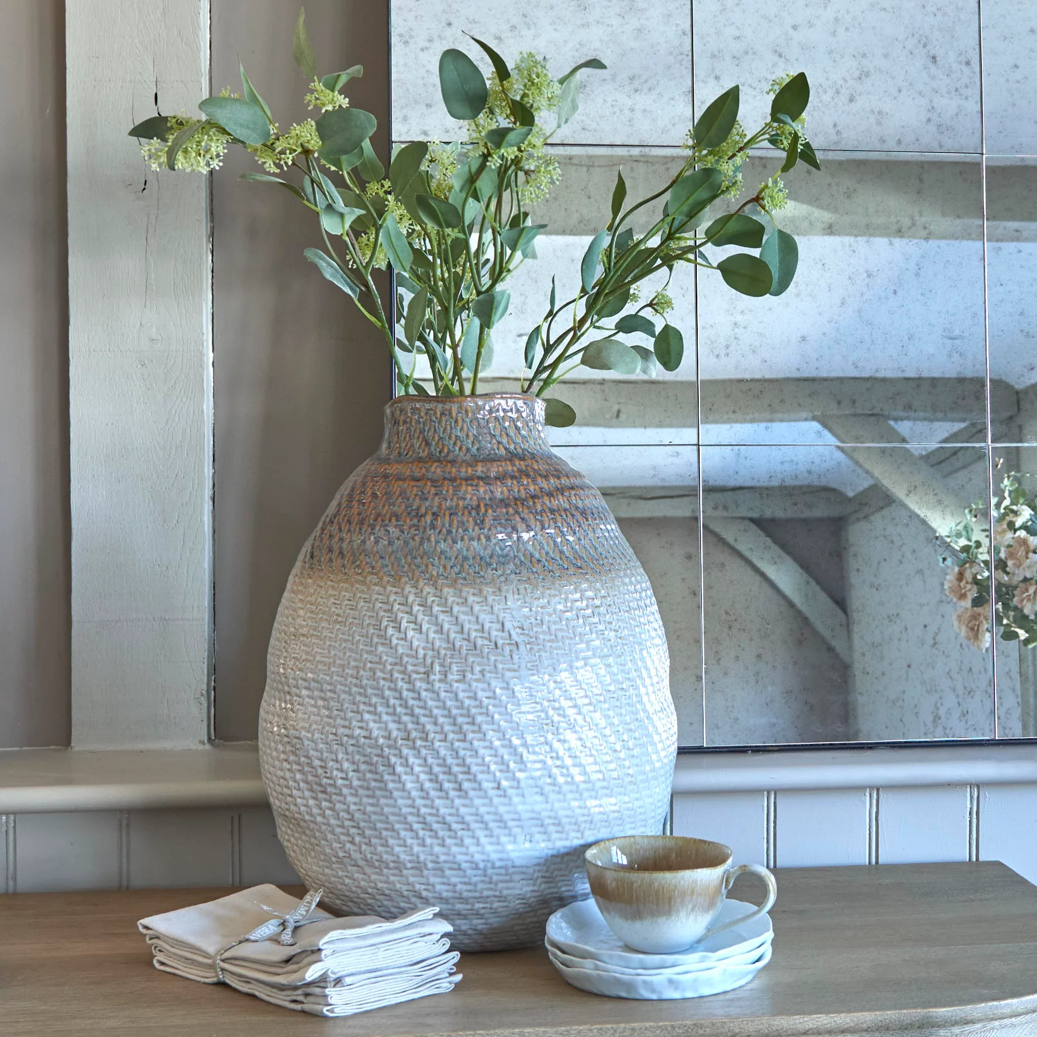Ceramic Woven Vase Extra Large