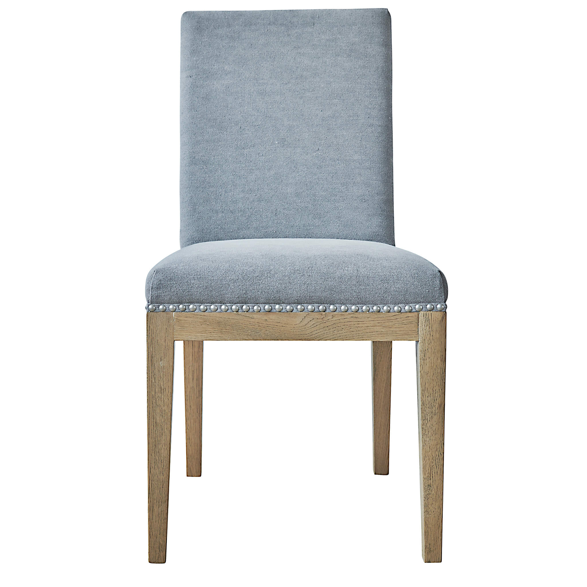 Devonshire Dining Chair - Dove Grey Linen - Image 3