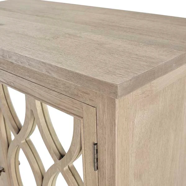 Large Marina Mirrored Weathered Oak Sideboard - Image 7